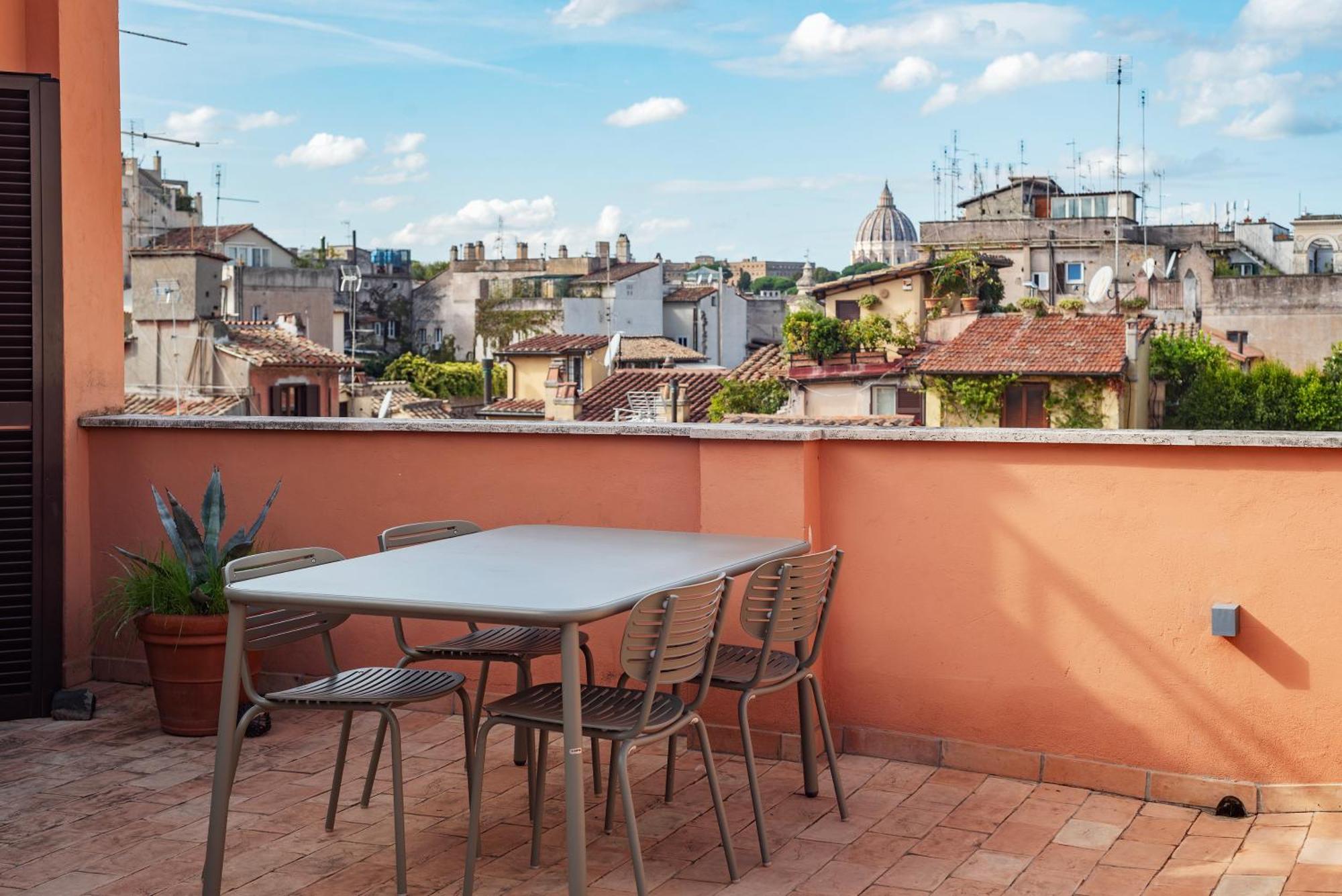 Apartment with Terrace in via del Pellegrino - FromHometoRoma Esterno foto
