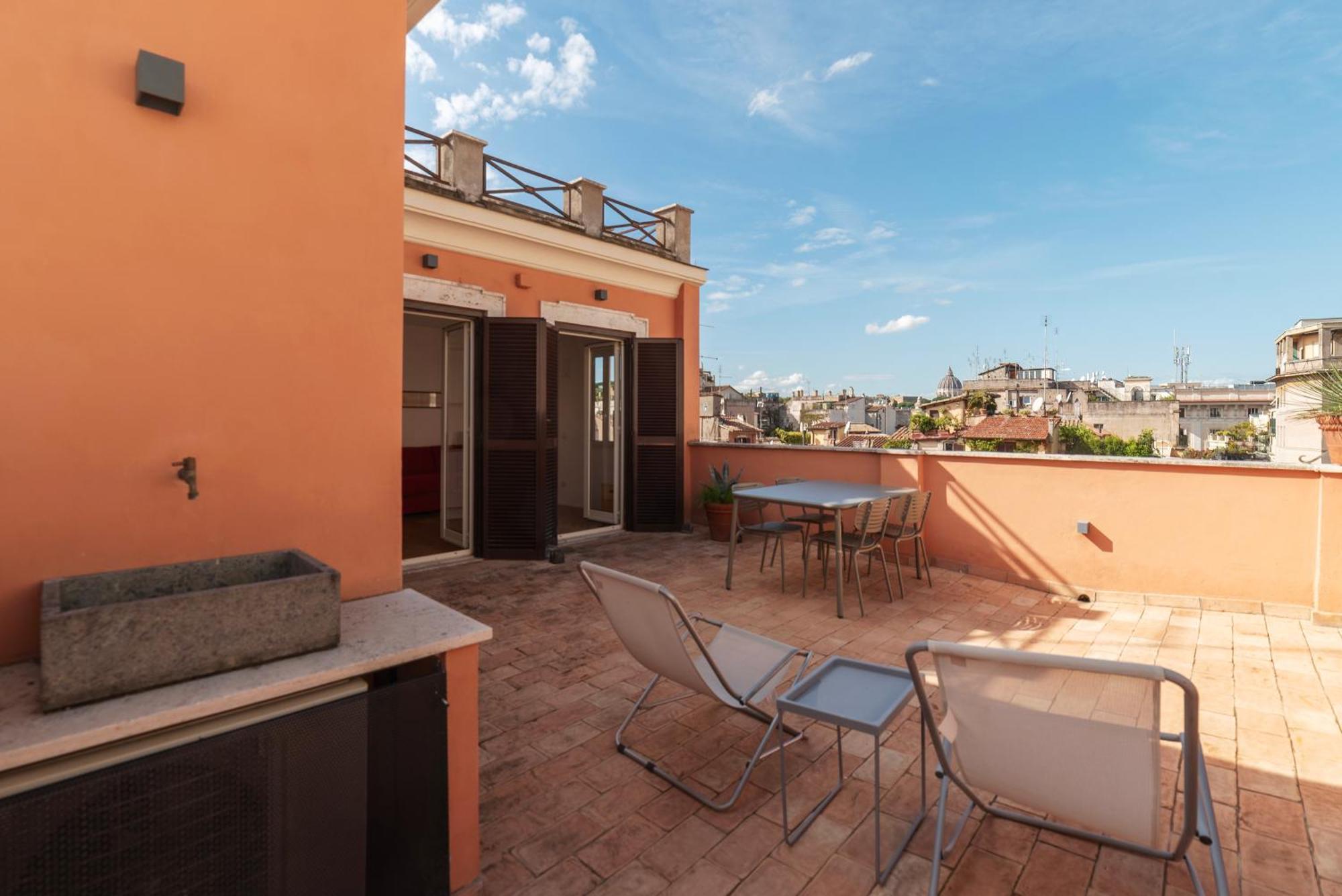 Apartment with Terrace in via del Pellegrino - FromHometoRoma Esterno foto